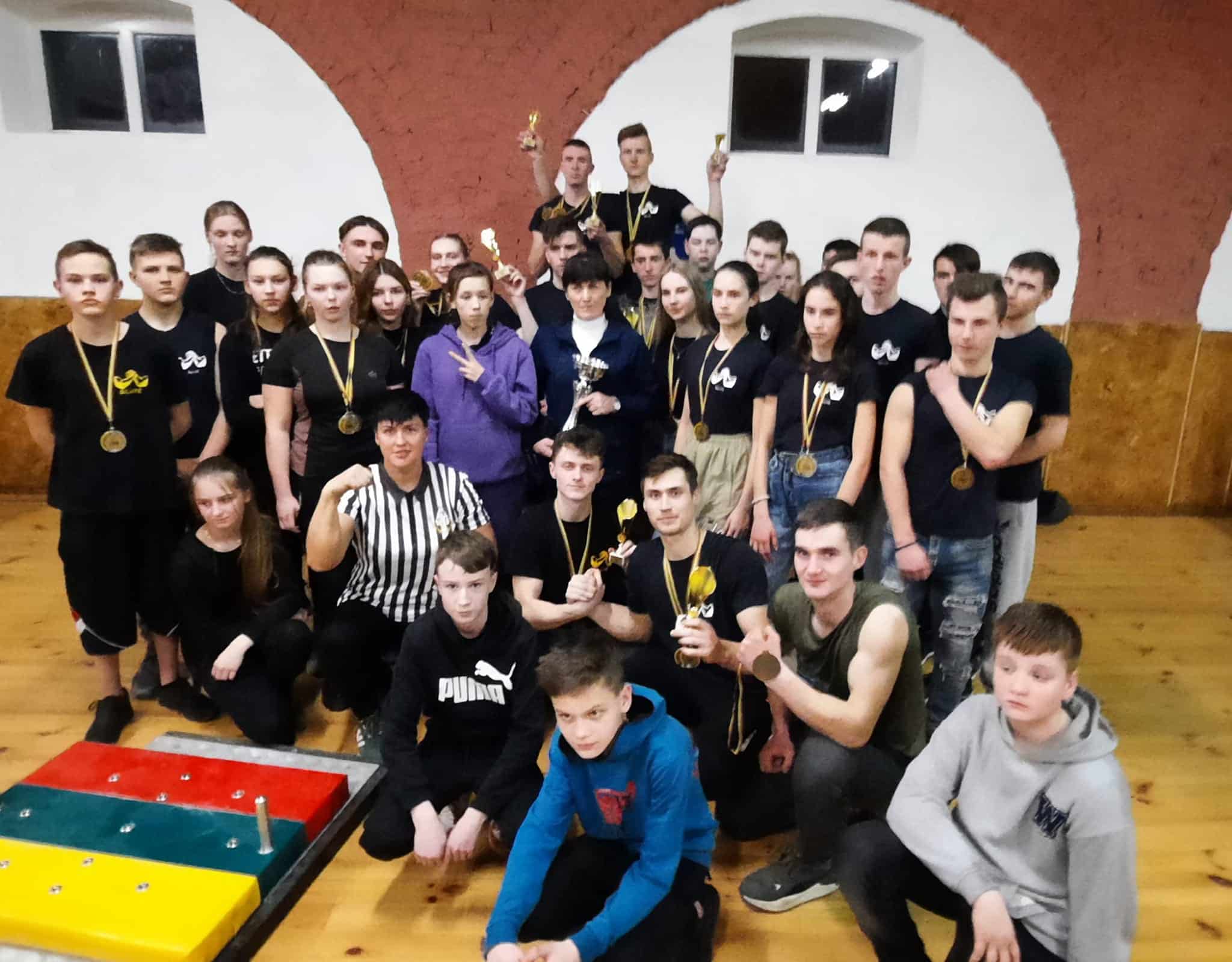 Dalyvavimas Lietuvos jaunimo rankų lenkimo sporto čempionate
