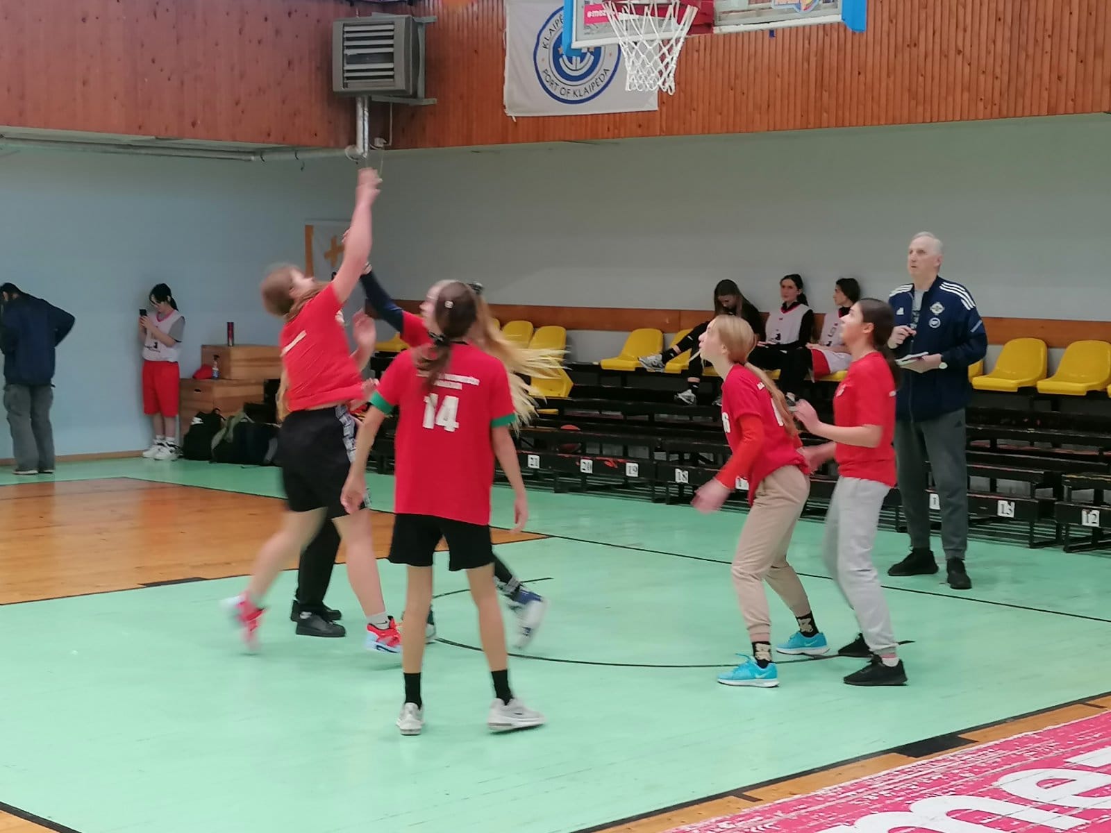 Rajono kaimo vietovių mokyklų mergaičių ir vaikinų 3×3 krepšinio varžybos.